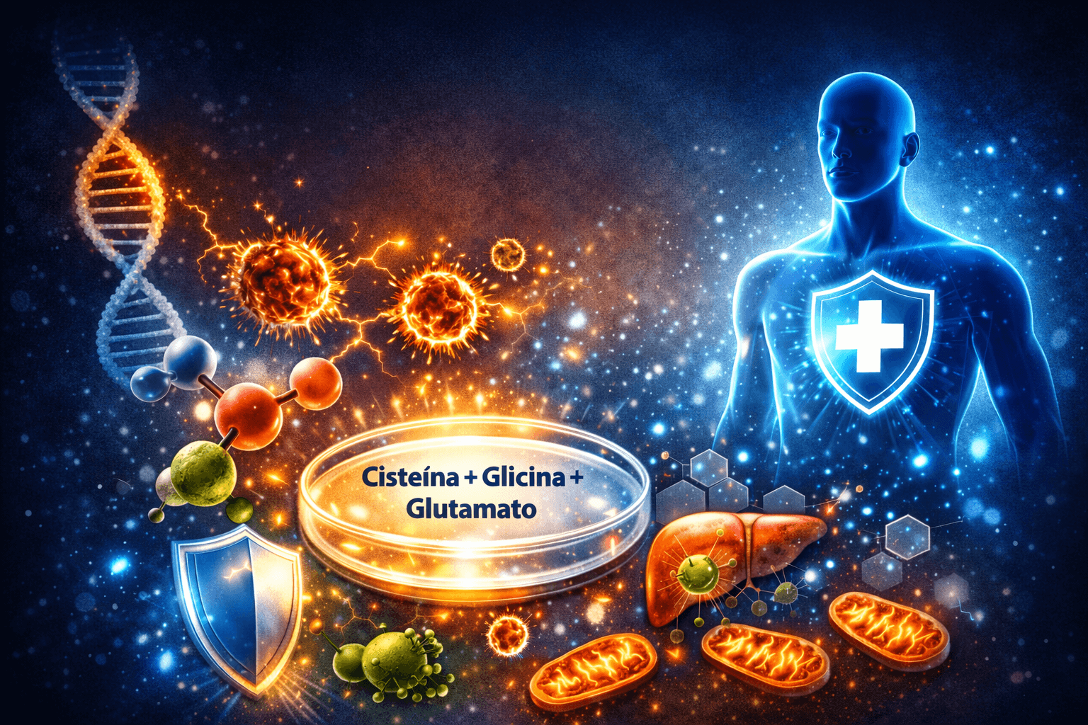 ¿Qué es el glutatión y por qué lo llaman el antioxidante maestro?